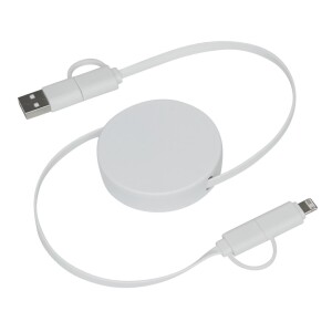 Charging and data transfer cable TRANSFER ROUND - Reklamnepredmety