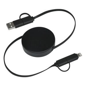 Charging and data transfer cable TRANSFER ROUND - Reklamnepredmety