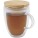 Leona glass mug with a capacity of 350 ml and a bamboo lid - 11341801 - variant PF 11341801