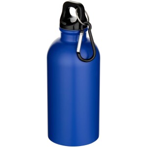 400 ml Oregon single-walled stainless steel water bottle with RCS certification, carabiner and matte finish - Reklamnepredmety