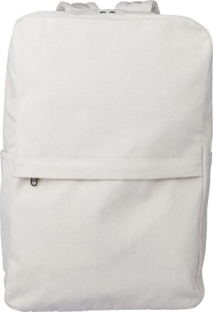 Recycled polycotton (330 gsm) backpack - Reklamnepredmety