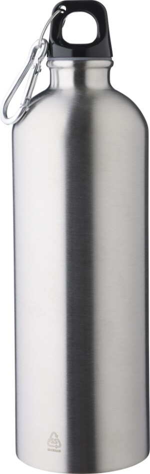 Recycled stainless steel single walled bottle (750 ml ) - Reklamnepredmety
