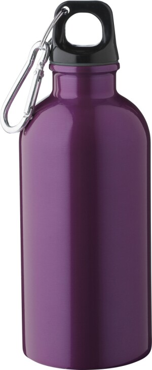 Recycled stainless steel single walled bottle (400 ml) - Reklamnepredmety
