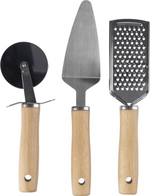 Metal and wooden kitchen tool set - Reklamnepredmety