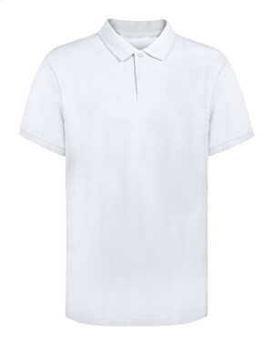 White pique polo shirt Veano - Reklamnepredmety