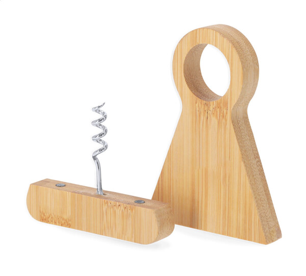 Drixa corkscrew bottle holder