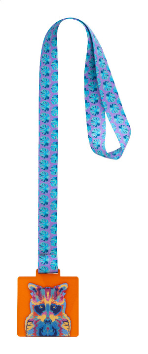 Subdal Colour Square custom medal - Reklamnepredmety