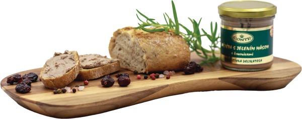 Venison pate with cranberries