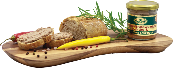 Game meat pate with chili