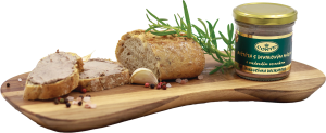 Game meat pate with wild garlic - Reklamnepredmety