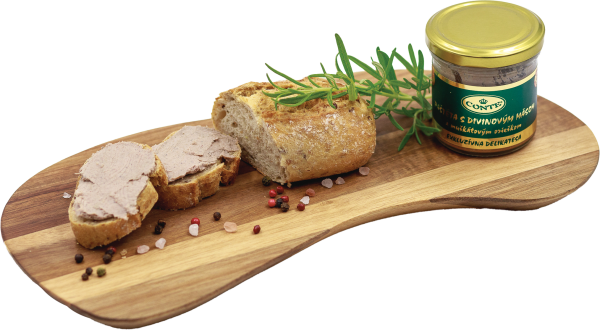 Game pate with nutmeg