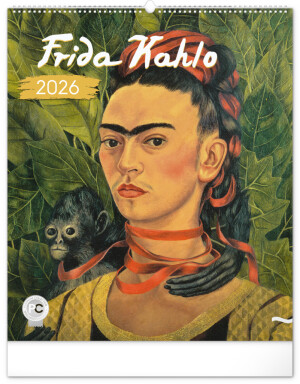 NOTIQUE Wall Calendar Frida Kahlo 2026, 48 x 56 cm - Reklamnepredmety