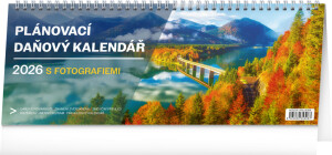 NOTIQUE Desk calendar Planning tax with photos CZ 2026, 33 x 12.5 cm - Reklamnepredmety