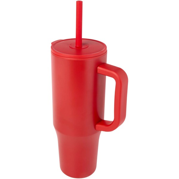 900 ml Brady thermos mug with RCS certification and silicone straw