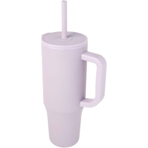 900 ml Brady thermos mug with RCS certification and silicone straw - Reklamnepredmety