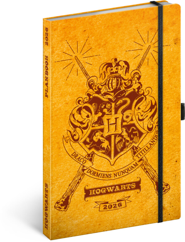 NOTIQUE Planbook diár/notes Harry Potter – Rokfort 2026, 13 x 21 cm