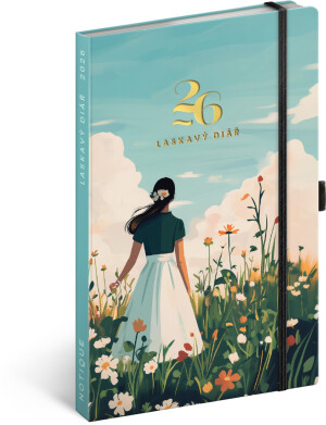 NOTIQUE Týždenný Láskavý diár 2026, 13 x 21 cm - Reklamnepredmety