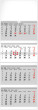NOTIQUE Wall calendar 4-month standard folding CZ 2026, 29.5 x 84.5 cm - pgn-35764-l_tit - variant Pg PGN-35764-L