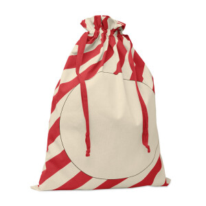 LAUKKU Large cotton Christmas bag - Reklamnepredmety