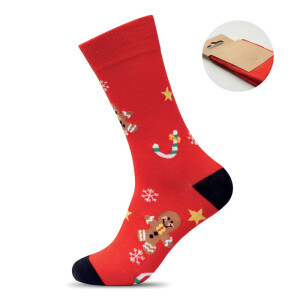 Pair of SOC LARGE L Christmas socks - Reklamnepredmety