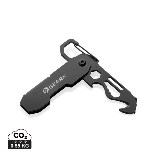 Gear X skladacie EDC náradie s karabínou