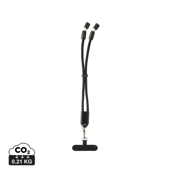 LoopAmp adjustable phone strap made of RCS RPET 60W cable