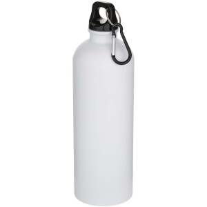 750ml single-walled matte Oregon stainless steel water bottle with RCS certification and carabiner - Reklamnepredmety