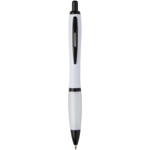 Nash recycled plastic ballpoint pen with black rim (black ink) - Reklamnepredmety