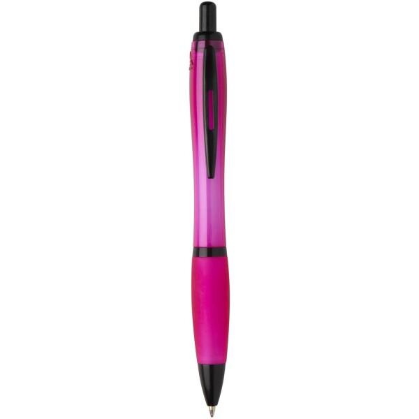 Nash recycled plastic ballpoint pen with black rim (black ink)