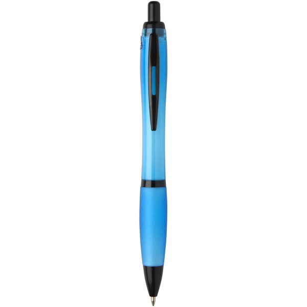 Nash recycled plastic ballpoint pen with black rim (black ink)
