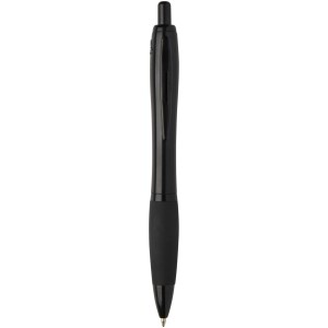 Nash recycled plastic ballpoint pen with black rim (black ink) - Reklamnepredmety