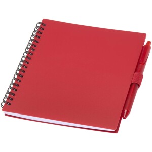 Niove Recycled Plastic Softcover Notebook and Ballpoint Pen Set (Blue Ink) - Reklamnepredmety