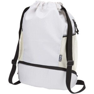 Nomad GRS recycled sports drawstring bag with bottom compartment 18L - Reklamnepredmety