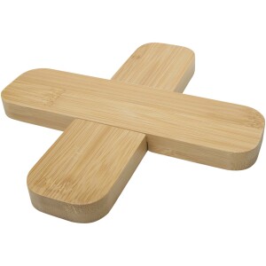 Croc bamboo trivet - large - Reklamnepredmety