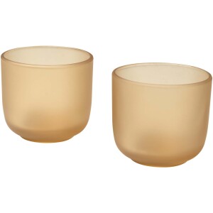 Male 200 ml glass cups - set of 2 - Reklamnepredmety