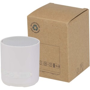 Hunor 3W recycled plastic wireless speaker - Reklamnepredmety