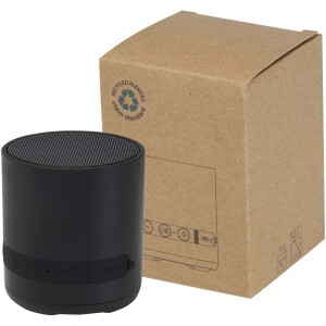 Hunor 3W recycled plastic wireless speaker - Reklamnepredmety