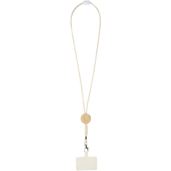 Adhab smartphone lanyard with bamboo details