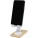 Alfirk recycled plastic foldeable desk phone stand with bamboo details - 12446401 - variant PF 12446401