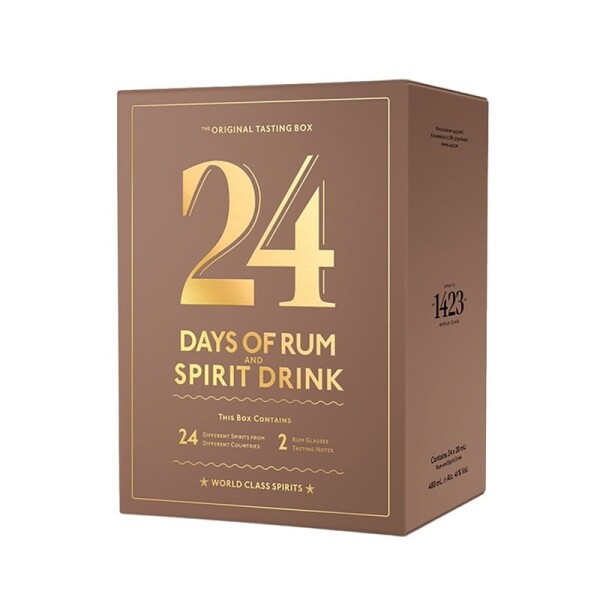 Rum Calendar – 24 Days of Rum (2024), 41.3%