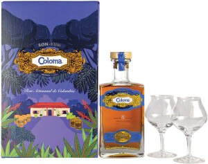 Coloma Coffret 8 Y.O. + 2 glasses, 40% - Reklamnepredmety
