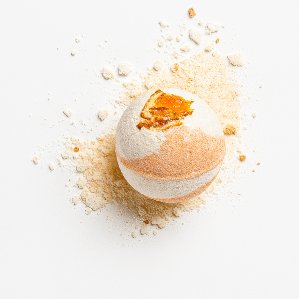 Sparkling bath ball - citrus garden