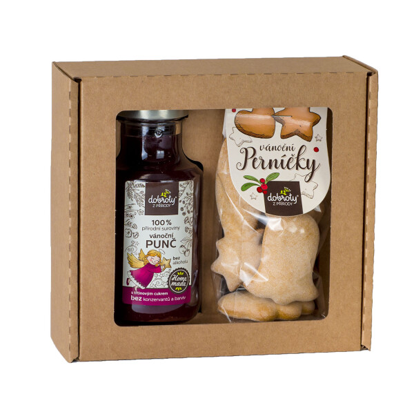 Gift set – Christmas punch concentrate and Christmas gingerbread cookies