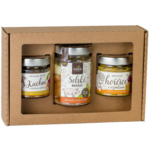 Gift Set – Farm Pork, Honey Mustard and Pulled Duck with Cherries and Sherry - Reklamnepredmety