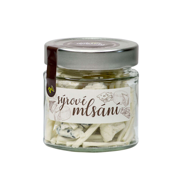 Cheese snack - a mixture of freeze-dried cheeses