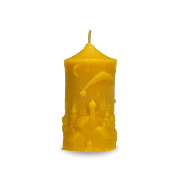 Christmas cylinder candle