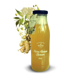 Elderberry syrup with ginger 500 ml - Reklamnepredmety