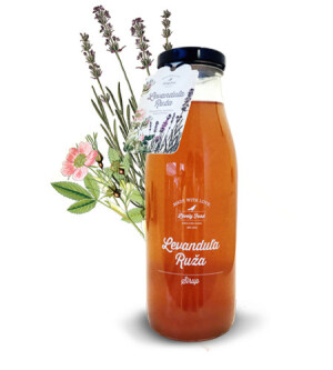 Lavender and rose syrup 500 ml - Reklamnepredmety