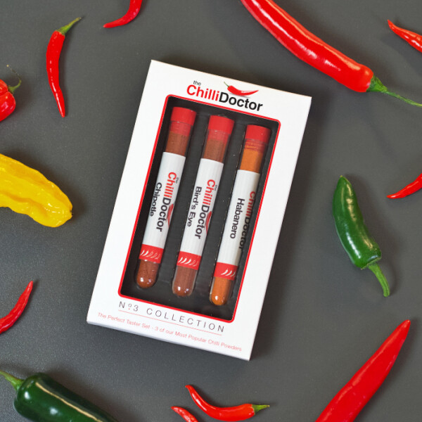 No 3 Collection – a selection of popular chili powders