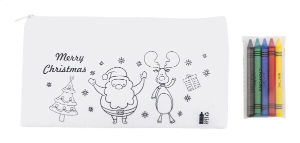 Julfar Draw Christmas case for coloring crayons